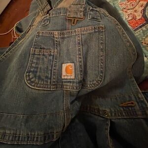 Carhartt Classic Blue Denim Overalls